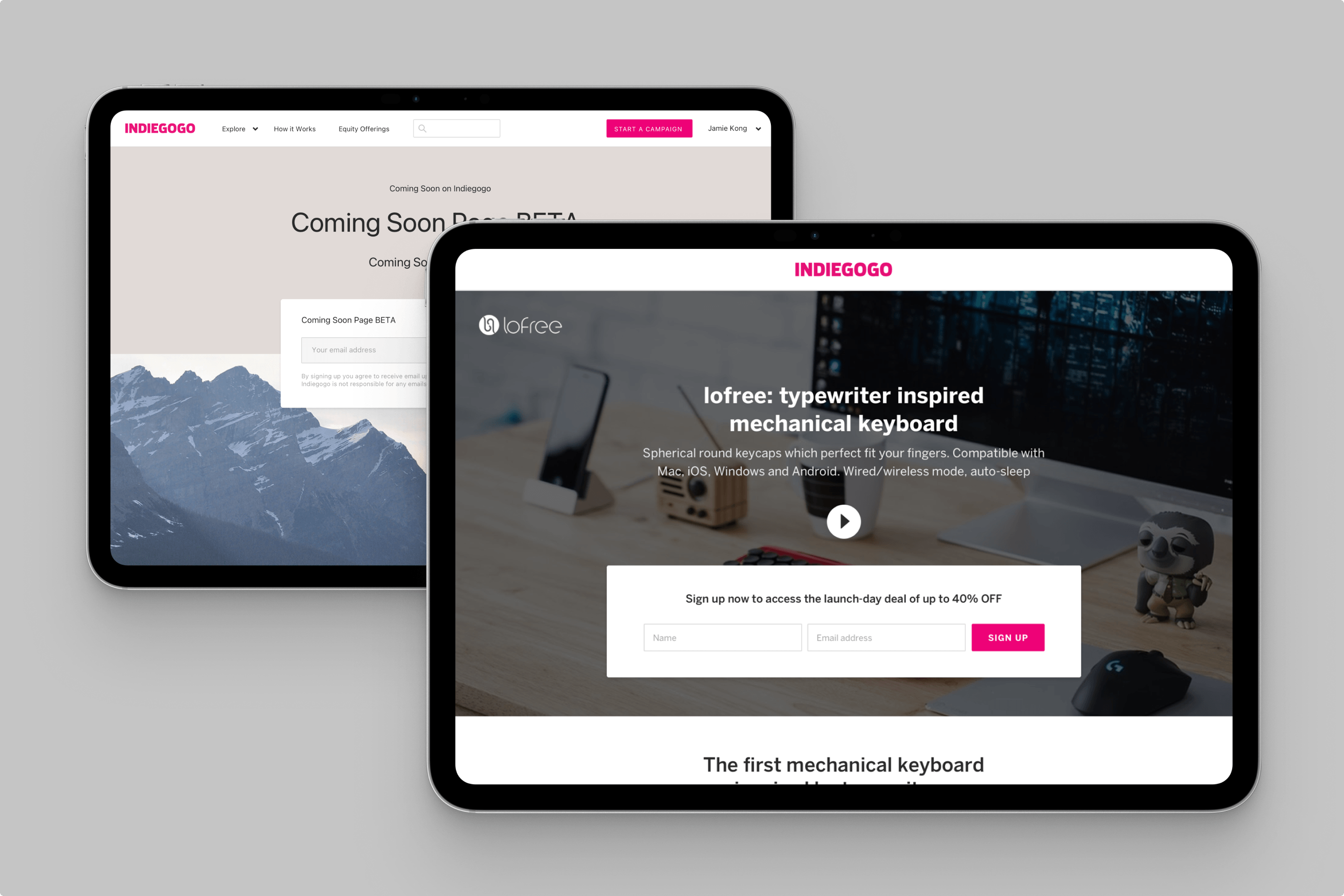 Pre-launch pages before and after — from a barely-used feature to a modular framework that doubled adoption.